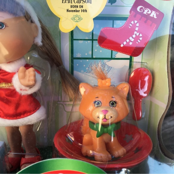 Cabbage Patch Kids, Lil’ Sprouts Doll & Dog, Erin Carson, Born November 14th NEW - Picture 4 of 5